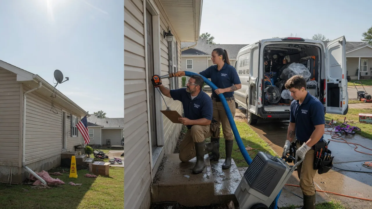Ceiling Water Damage Restoration in Ross, ND near me